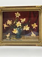 Front view of framed print showing entire artwork and frame details