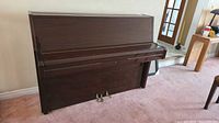 Front view of Weber Berlin upright piano