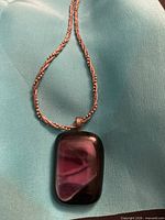Full view of chain and pendant