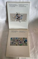 Exterior of 1984 and 1985 souvenir stamp books