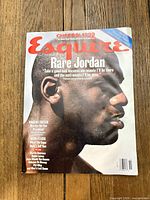 Front cover showing Michael Jordan profile portrait and issue information
