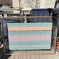 Full view of painting in frame