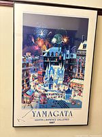 Full view of framed Yamagata poster