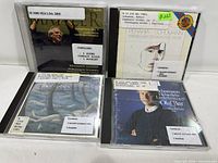 Front view of four classical CD cases