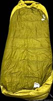 Sleeping bag laid out full length
