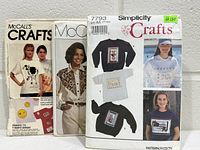 Front view of all three pattern envelopes