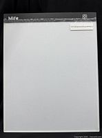 Front view of Mlife LED light pad with protective film in place