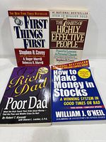 Front covers of all four books laid out.