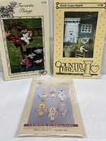 Front view of all three packaged items