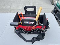 Overview of Husky tote loaded with tools