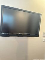 Front view of Vizio 46-inch wall-mounted TV