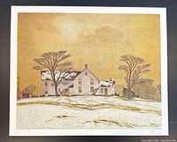 Full lithograph with margins showing numbering, title, initials