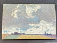 Front view of entire lithograph panel showing full artwork