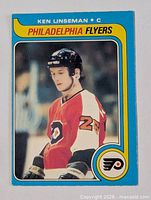 Front of 1979-80 O-Pee-Chee Ken Linseman rookie card #241