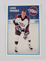 Front of Chris Pronger P.L.A.Y. trading card