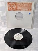 Vinyl record in front of generic Nation "Nowhere" sleeve