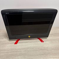Front view of Acer Ferrari F-20 monitor showing screen, bezel and stand