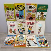 Front covers of all 12 paperbacks