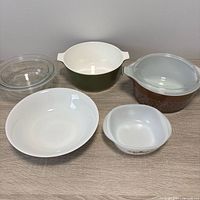 All six pieces arranged together