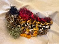 Bundle of assorted skeins showing full colour range