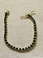 Full view of bracelet laid flat