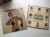 Front covers of both LPs