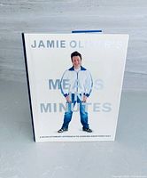 Front cover of Jamie Oliver's Meals in Minutes hardcover cookbook