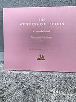 Front of portfolio showing title and collection information