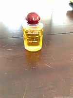 Front view of Hermès Amazone bottle showing label and fill level