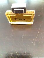 Front view of Tiffany mini perfume bottle