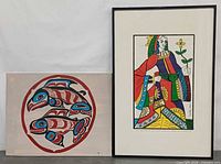 Both artworks side by side for scale and overview