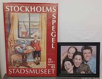 Both framed pieces side by side