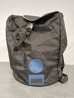 Front view showing patches and overall shape