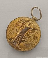 Obverse showing winged Victory figure