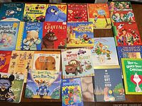 All books laid out showing covers and relative sizes