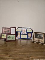 All three frames together on tabletop