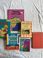 Group shot of all six books laid out