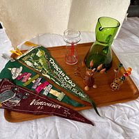 all items arranged on tray