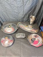 Entire 6-piece set arranged on table