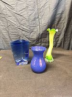 Three vases standing side by side