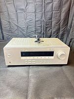 Front angled view of Yamaha HTR-5920 receiver showing overall condition