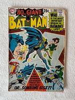 Front cover showing Batman #208 80-Page Giant