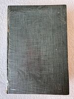 Front cover of cloth-bound book