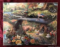 Full view of the unframed giclée art print in plastic sleeve