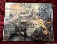 Entire unframed print in plastic sleeve