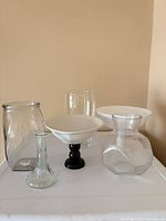 All six items grouped on surface