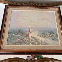 Full view framed painting