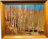 Full view of framed silkscreen print