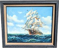 Full framed painting front view