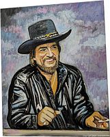 Full view of portrait painting